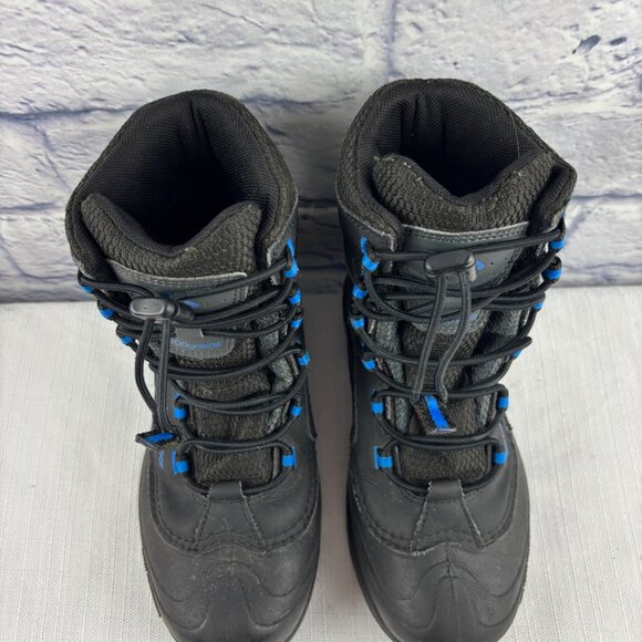 Columbia Boys Youth 4 Black Insulated Bugaboot Omni-heat Waterproof Boots - Picture 6 of 11